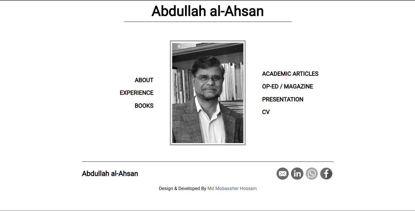 Professor Abdullah al-Ahsan